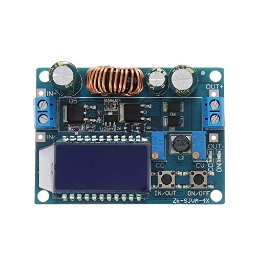 LKK-KK LCD-Digital-Display-Buck-Boost-Einstellbare Stromversorgung High Efficiency-Modul-Brett Konstantspannung Konstantstrom-Kristall-Receiver-Modul Voltmeter Amperemeter Cover