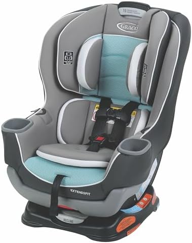 Graco® Extend2Fit Convertible Car Seat, Spire, Safe and Comfortable Ride Designed for Growing Children