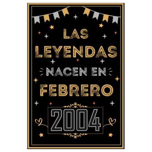 CUADERNO, LAS LEYENDAS NACEN EN FEBRERO 2004: Regalo de 19 cumpleaños para mujeres y hombres, ideas de 19 cumpleaños... un cumpleaños... divertido, ... regalo de 19 cumpleaños para él/ella.