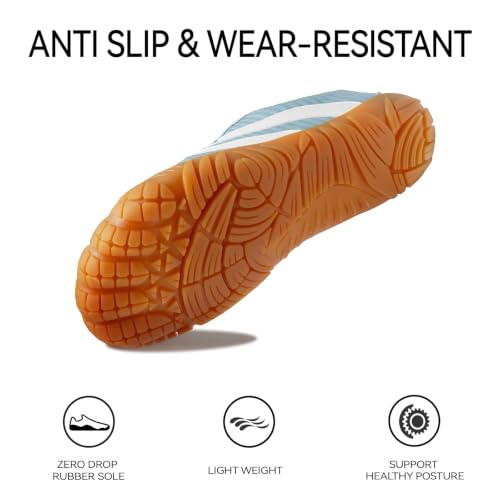 Image of Barefoot Shoes Women Casual Sneakers,Wide Toe Box Shoe Women Zero Drop Shoe | Barefoot Shoes Men,Minimalist Trail Running Shoe,Non-Slip Lightweight Breathable Comfortable Fashion Walking Hiking Shoes