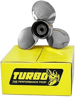 Precision Turbo Pontoon UT Boat Propeller PO120011R | OMC RH 12 x 11P Stainless