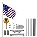 Super Tough Commercial Grade Sectional 25 ft. Flagpole - Satin - US Made 