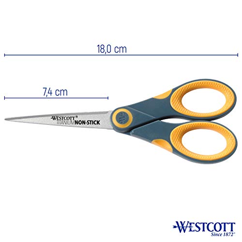 Westcott Titanium Bonded Non-Stick Scissors #TOP23