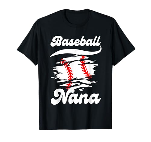 Baseball Nana Mujer Familia A Juego Nana Béisbol Madre Camiseta