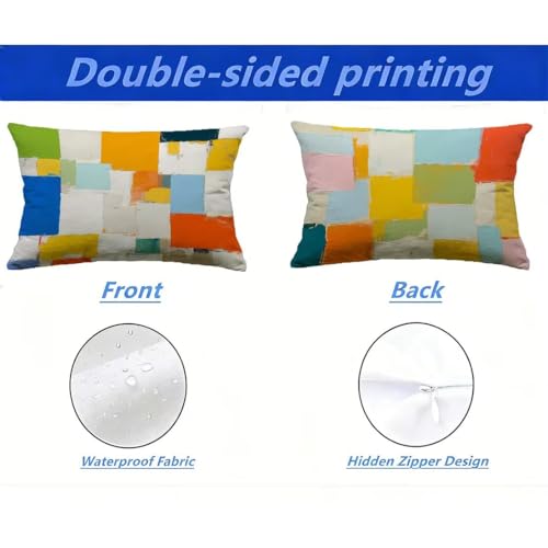 Housse de coussin de jardin 60x90 coussin extérieur impérglable - 3
