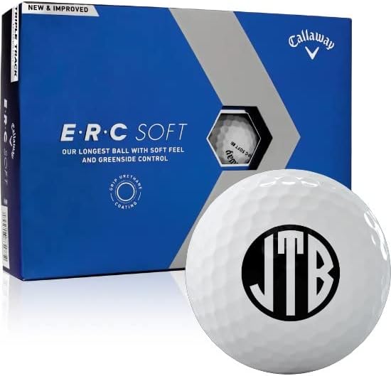 Callaway Golf 2023 ERC Soft Triple Track Monogram Golf Balls