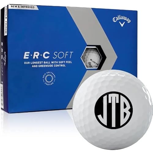 Callaway Golf 2023 ERC Soft Triple Track Monogram Golf Balls