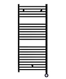  facula Radiador Toallero Eléctrico Fluido Negro Programable (700w)