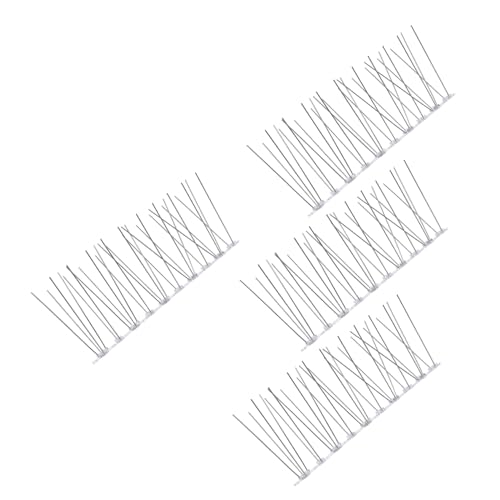 CIMAXIC 4 Pcs espinho passarinho picos pássaros metal cerca conjunto Pombo fence vedas placa picos p