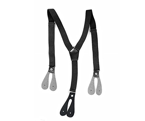 Wedding Decor Hosenträger für Kinder, 20 mm, Y-Form, mit Knopflöchern, Weddecor für Hosen, Jeans, Shorts, Denims, verstellbar, dehnbar, elastisch Cover