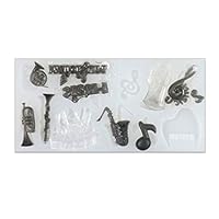 Moule En Silicone Pour Pendentif Note De Musique, Moule De Boucle D'oreille En Résine époxy, Moule Note De Musique En Résine UV, Moule Breloque En Résine Pour Bijoux, Moule Artistique En Résine