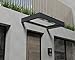 Palram Canopia Sophia 1600 Auvent de Porte - Design Moderne pour l'extérieur - Cadre en Aluminium et Toit Transparent - Anthracite