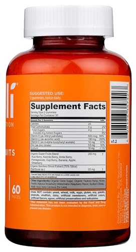 Goli Nutrition Mixed Fruit Superfruits Gummies, 60 CT - Thumbnail 5