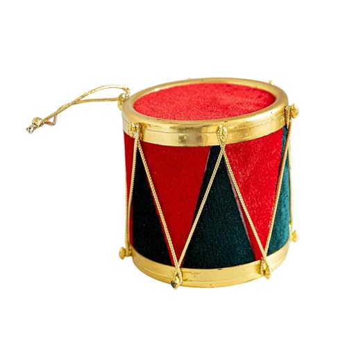 Stxdynjy クリスマスツリーオーナメント フォームフランネル 軽量 吊るし型 装飾 ギフト 壁 暖炉 階段 ホームイベント適用, drum L