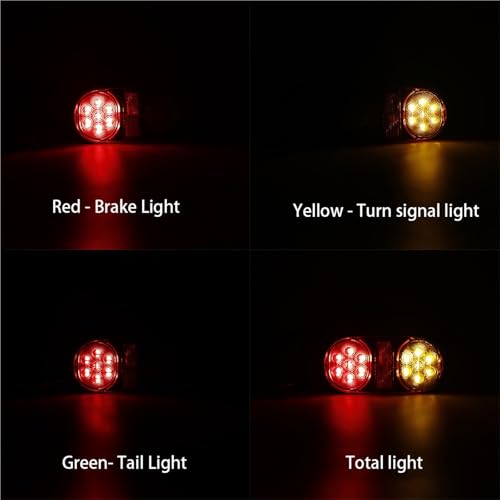 Luz trasera 12V 24V para camión y remolque con 14 LED 5
