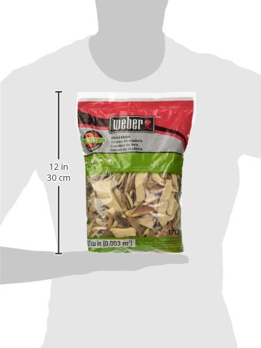 Miniatura 5 de Weber Chips de madera de manzana, para asar y ahumar, 2 libras (paquete de 2)