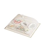 [COVANK] ドカバー 【折りたたみ式】 【大容量】 60cmサイズ5-7皿対応 【防虫】 360°密封ネット 強化骨格 アウトドア家庭用 簡単収納 夏のピクニックに適 [並行輸入品]