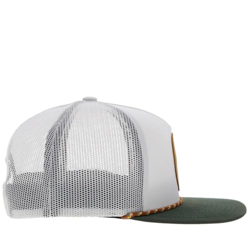 Image of HOOEY Spur Adjustable Snapback Hat - High Profile 5-Panel Breathable Mesh Baseball Cap, Trucker Hat for Men and Women