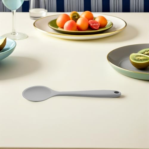 Cuillères de service en silicone anti-rayures pour grands bols de ramen