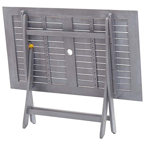 Tidyard Klapptisch Holz Klappbar Gartentisch Campingtisch Quadratisch