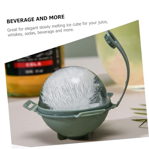 Molde de 12 esferas de hielo para whisky color verde miniatura 3
