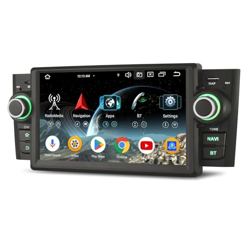⭐️【CarPlay & Android Auto senza fili, Wifi & 4G】 Modulo Carplay e Android Auto integrato, basta collegare l'iPhone via Bluetooth o il telefono Android via Bluetooth/cavo USB per utilizzare la funzione. Modem WiFi dual-band integrato, supporta le reti WiFi a 2,4 GHz e 5 GHz, per una maggiore velocità del WiFi. Modulo 4G integrato per Internet, supporta il 99% degli operatori di rete in tutto il mondo; per utilizzarlo è sufficiente inserire la scheda micro SIM abilitata nello slot della scheda 4G.
