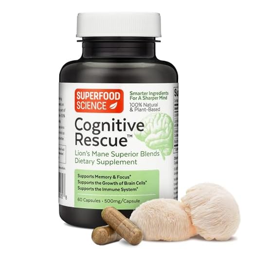 Cognitive Rescue Lions Mane Supplement