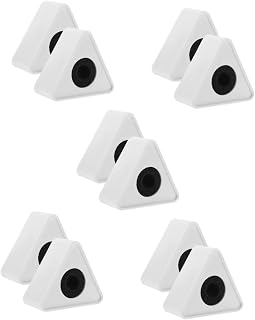 VICASKY 10piezas Micrófono Portátil De Abs Para Entrevistas De Bandera De Logo Personalizable Accesorio Para Micrófonos Profesionales Color Blanco