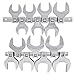 Sunex Tools 9721A 1/2-Inch Drive Jumbo SAE Crowfoot Wrench Set, 1-1/16-Inch - 1-3/8-Inch, Fully Polished, 14-Piece (Includes Storage Rail)