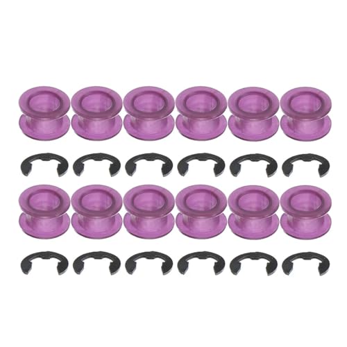 24Pcs Car Gear Shifter Linkage Cable End Bushing Repair Tool Kit Black,Purple For Nissan Versa
