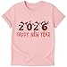 Custom New Year 2026 T-Shirt – “2006 Happy New Year” Design – Personalized Back Name – Handmade Tee, Baby to Adult 3XL Sizes & Colors