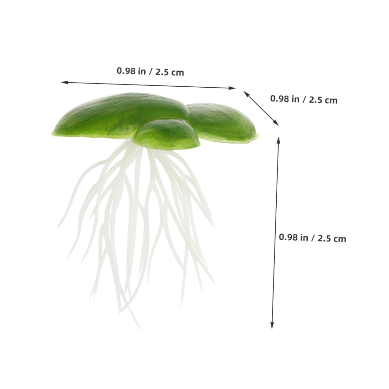 IMIKEYA 450 piante galleggianti artificiali per acquari, decorazione di acquari, piante di simulazione accessori per acquari, effetto naturale e ombra per pesci