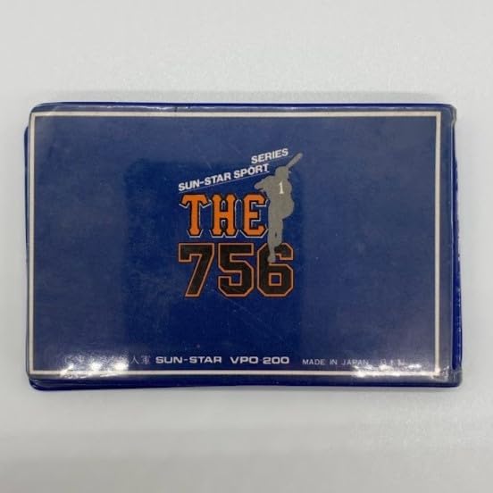 王貞治　756 ホームランデータ　ノート　未使用 昭和レトロ】王貞治756 ホームランデータノート サンスター 未