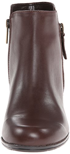 Bandolino Women's Carrington Leather Boot,Dark Brown,7.5 M US2