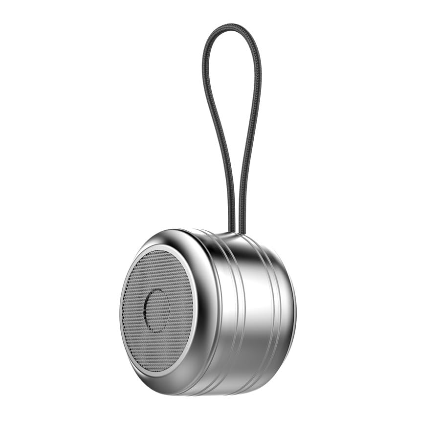 Bluetooth Lautsprecher,Rawrr Tragbarer Outdoor Mini Bluetooth Box, Freisprechfunktion für Phone,Enormer mit Bass-Treibern, Lautsprecher für zuhause draußen Garten,Silber