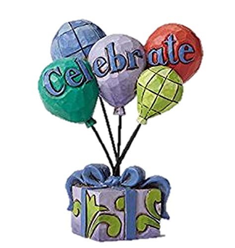 Jim Shore Enesco Figurine Celebrate Balloons