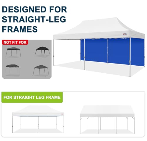 Image of MASTERCANOPY 10x20 Pop Up Canopy Sidewall Only 1-Pack Blue