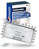 Schwaiger 5217 Multischalter 9/8 für 2 auf 8 Teilnehmer