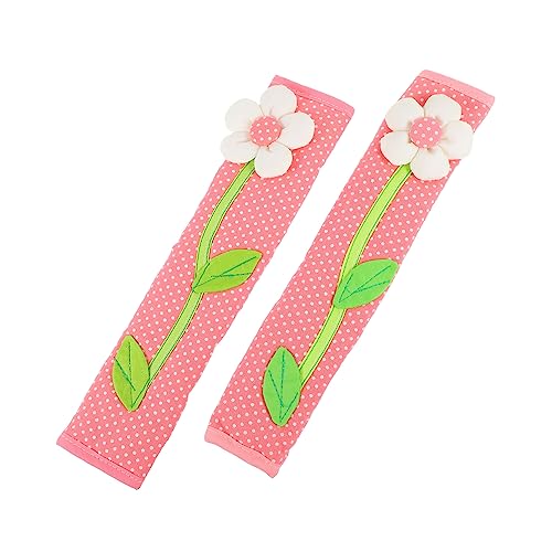IWOWHERO 2 piezas Cubiertas para Manillas de Puerta de Frigorífico Protectoras contra Manchas de Aceite Agua y Fundas Textiles Lavables para Manijas de Electrodomésticos y Horno Color Rosa