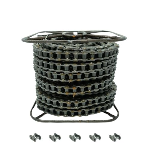 MAPLE ACE #80 Roller Chain 50 Feet Plus 5 Connecting Master Links