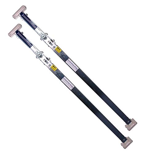 kuriershop Klemmbalken, Stahl, 2-Fach verstellbar 1,24-2,74 m, Klemmstange im 2er Set
