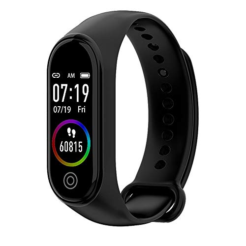 FEDBNET M4 Plus Smart Band, Fitness Activities Tracker with 0.96 Color Screen, Heart
