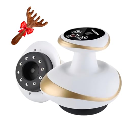 Silkiee Skinsculpt SculptGlow Cellulite Massager 9 Levels Suction&Heating Anti-Cellulite Massager Rechargeable Body Sculpting Device for Thighs Arms Abdomen Firm Smooth Skin Tightening (white)