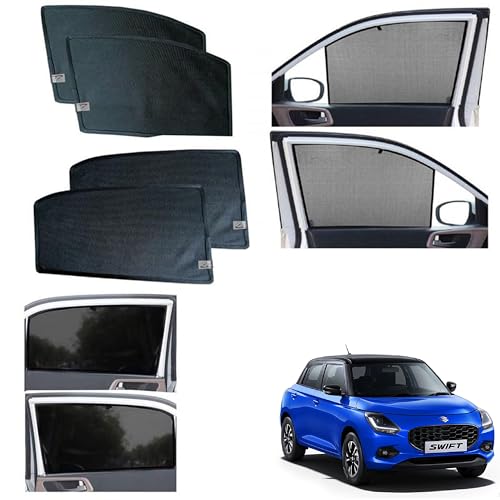 Image of WolkomHome Car Accessories Fix Curtain Window Shades Half Curtains Sunshade for Swift 2024