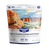 Backpacker's Pantry Santa Fe Rice & Beans with Chicken | Freeze Dried Backpacking & Camping Food, 1 Count