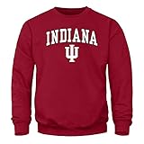 Barnesmith Indiana University IU Hoosiers Adult Unisex Crewneck Sweatshirt, Spirit, Red, XX-Large