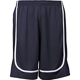 K1X Hardwood League Uniform Shorts, Navy/White, M