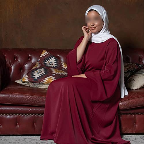 Robe pull musulmane opaque verte taille M évitant la superposition de vêtements - 3