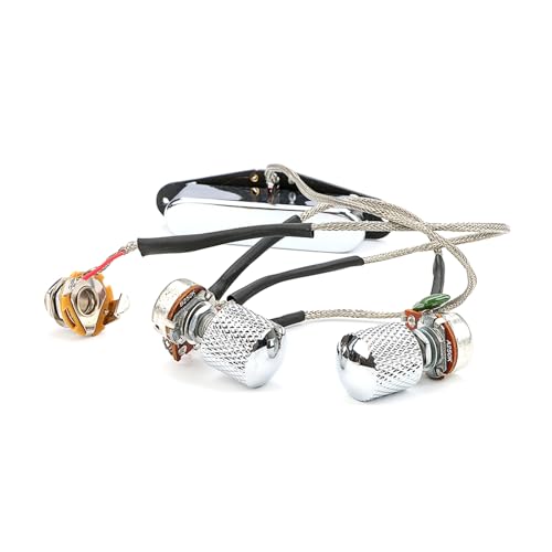 Micro guitare électrique bobine simple et kit de boutons de contrôle de rechange