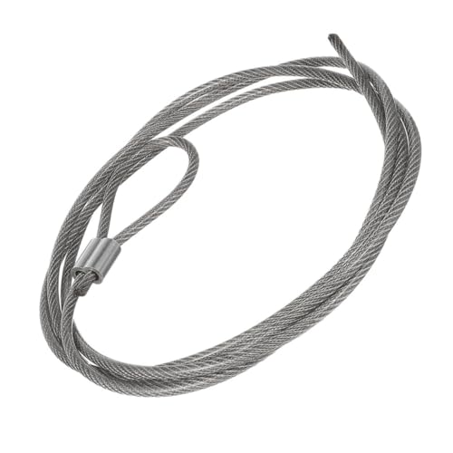 Holibanna Steel Basketball Net Replacement with Loops Durable Heavy Duty Chain Net for Use Easy Setup for Various Basketball Hoops and Boards